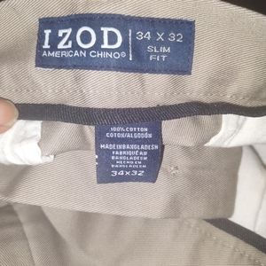 Men's Izod pants Sz 34x32